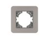 Рамка алюминиевая на 1 пост Arlight FRM-AKIRY-SFAL-1-SR 049684