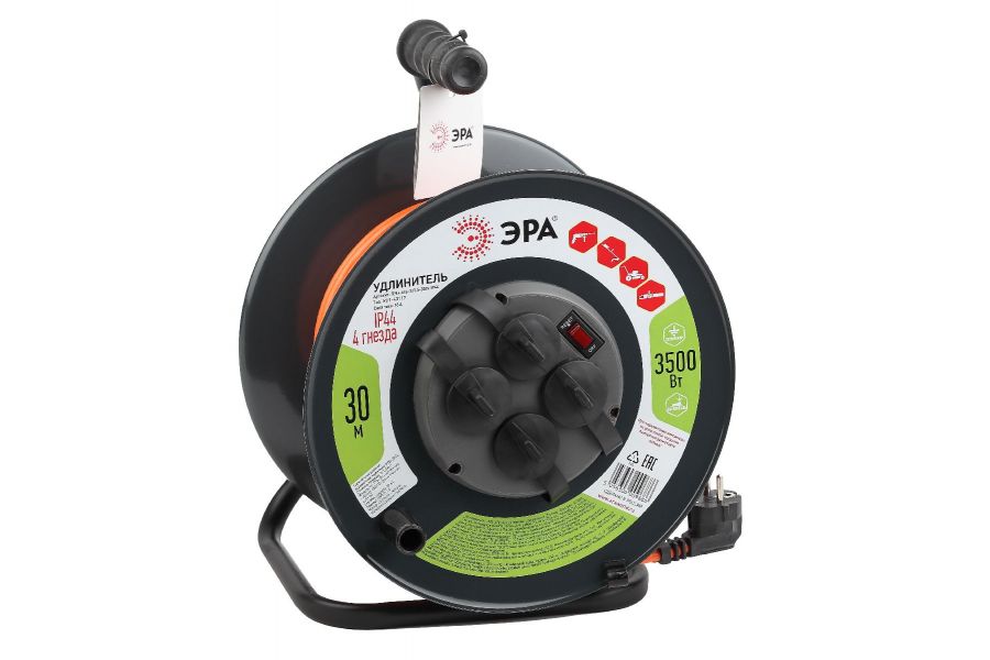 Удлинитель силовой Эра RMx-4es-3x1.5-30m-IP44 Б0046850