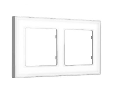 Рамка двухместная Ambrella Volt Arctic AF580132
