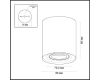 Потолочный светильник Odeon Light Tuborino 3567/1C