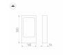 Уличный светодиодный светильник Arlight LGD-Path-Frame-J300B-7W Warm3000 021928(1)