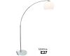 Торшер Arte Lamp Goliath A5822PN-1SS