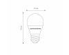 Светодиодная лампа Elektrostandard Mini Classic LED 7W 6500K E27 матовое стекло 4690389055270