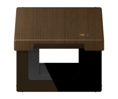 Рамка с подпружиненной крышкой для USB-механизмов Jung ME2990KLUSBAT