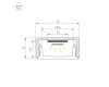 Набор для светодиодной подсветки Arlight ARL-KIT-SLIM-FC 24V Warm3000 (14 W/m, IP20, 2m) (Алюминий+пластик) 053439
