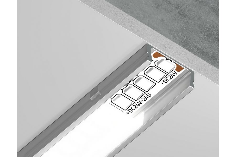 Алюминиевый накладной профиль Ambrella Light Alum Profile GP1700AL