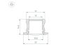 Профиль Arlight LINE-2315-F-2000 WHITE 044265(1)
