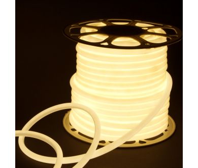 Светодиодный гибкий неон Elektrostandard 220V 9,6W 144Led 2835 IP67 круглый дневной белый, 50 м 4690389167461