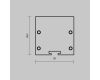 Комплект заглушек для профиля 35×35 2шт Maytoni Led Strip ALM-3535BT-BR-EC 642039