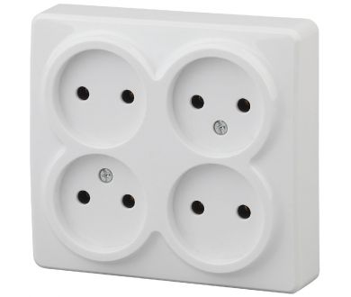 Розетка 4х2P Эра 11-2210-01 Б0020706