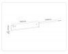 Блок питания внутренний с вводом питания для магнитного шинопровода Ambrella Light Track System 48V 10mm 100W GL2061