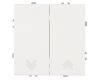 Выключатель двухклавишный Stekker Эмили RSW10-5116-01 белый фарфор soft touch 50822