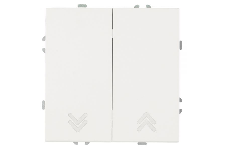 Выключатель двухклавишный Stekker Эмили RSW10-5116-01 белый фарфор soft touch 50822