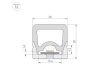 Силиконовый профиль Arlight WPH-FLEX-2020-TOP-S13-10m WHITE (Силикон) 062835