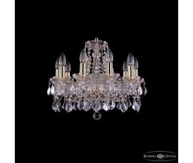 Подвесная люстра Bohemia Ivele Crystal 1413/10/165 G Leafs