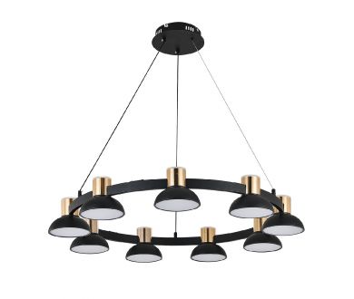 Подвесная люстра Indigo Traforo 11059/9P Black V000183L