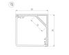 Профиль Arlight SL-KANT-H30-3000 ANOD 046182