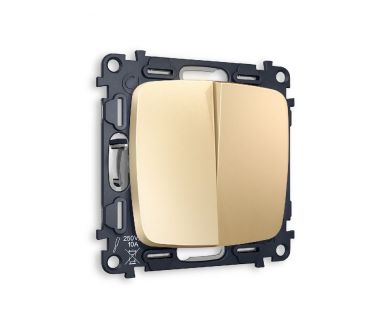 Купить Комплект механизма 2-кл выключателя Ambrella Volt Omega MO603010 Комплект механизма 2-кл выключателя Ambrella Volt Omega MO603010