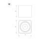 Накладной светильник Arlight SP-DICE-S78x78-10W Day4000 (WH, 24 deg, 230V) 046634