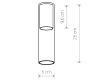 Плафон Nowodvorski Cameleon Cylinder M 8543
