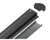 Алюминиевый встраиваемый профиль Ambrella Light Alum Profile GP1001BK/BK