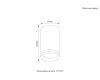 Накладной светильник Crystal Lux CLT 072C BL
