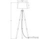 Торшер Arte Lamp Wasat A4023PN-1CC
