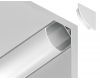 Алюминиевый угловой профиль Ambrella Light Alum Profile GP2100AL