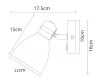 Спот Arte Lamp Fafnir A5047AP-1BK