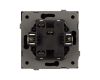 Механизм выключателя одноклавишный проходной Arlight SWT-TENDO-MKP1-PL-BK (230V, 10A) 054041