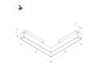 Трековый магнитный светильник Arlight MAG-ORIENT-FLAT-ANGLE-L295-18W Day4000 (BK, 100 deg, 48V) (IP20 Металл) 058209