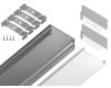 Алюминиевый накладной профиль Ambrella Light Alum Profile GP2001AL