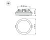 Встраиваемый светильник Arlight LTD-95SOL-10W Warm White 017985