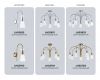 Люстра на штанге Ambrella Light High Light Modern LH55703