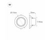Встраиваемый светодиодный светильник Arlight LTD-80WH 9W Warm White 018043