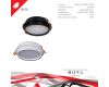 Встраиваемый светильник Reluce 70001-9.0-001RLD GX70 BK
