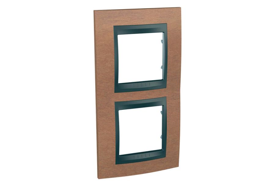 Рамка 2-постовая вертикальная Schneider Electric Unica Top MGU66.004V.2M2