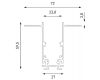 Шинопровод встраиваемый Lumker SY-LINK-20T2-2.5-BL 019296