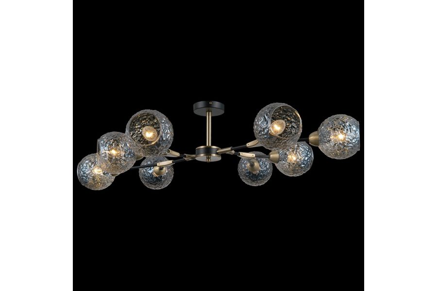 Люстра на штанге Illumico IL0253-8CSQ-79 BK AB