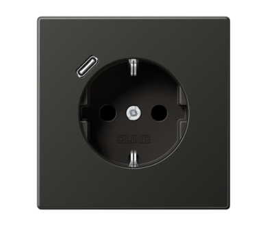 Розетка 2K+З USB Typ C Jung AL1520-18CAN