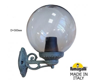 Уличный настенный светильник Fumagalli Globe 300 G30.131.000.VZF1R
