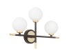 Бра Lumina Deco Marsiada LDW 6033N-3 BK+F.GD