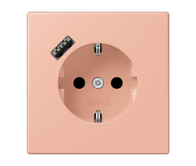 Розетка 2K+З USB Typ A Jung LC1520-18A231