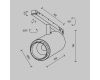 Трековый магнитный светильник Maytoni Technical Focus Zoom Exility X TR244-4-12WTW-DD2-B