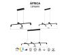 Подвесная люстра Mantra Africa 9408