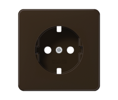 Розетка штепсельная Schuko Jung CD1520BFPLBR