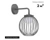 Уличный настенный светодиодный светильник Arlight LGD-Pearl-Wall-7W Warm3000 029973