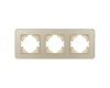 Рамка на 3 поста стеклянная Arlight FRM-OMALI-SFGS-3-GD 049715
