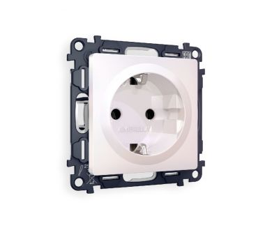 Комплект механизма розетки с/з на винтовых зажимах Ambrella Volt Alfa MA206010