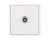 Механизм телевизионной розетки Arlight SCT-NOBE-MTV1-SFPL-WH (Белый кварц) 054292